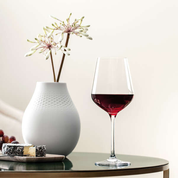 La Divina - set 4 Bicchieri da Bordeaux trasparente, 250 ml, cristallo