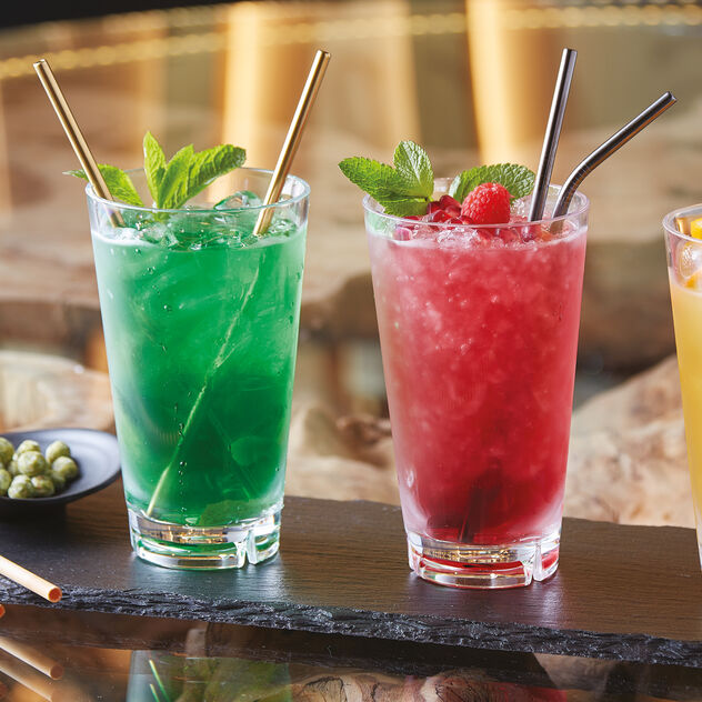 MIX&PLAY SET 6 Cannucce con scovolino, Acciaio Inox - Mirror Multicolor