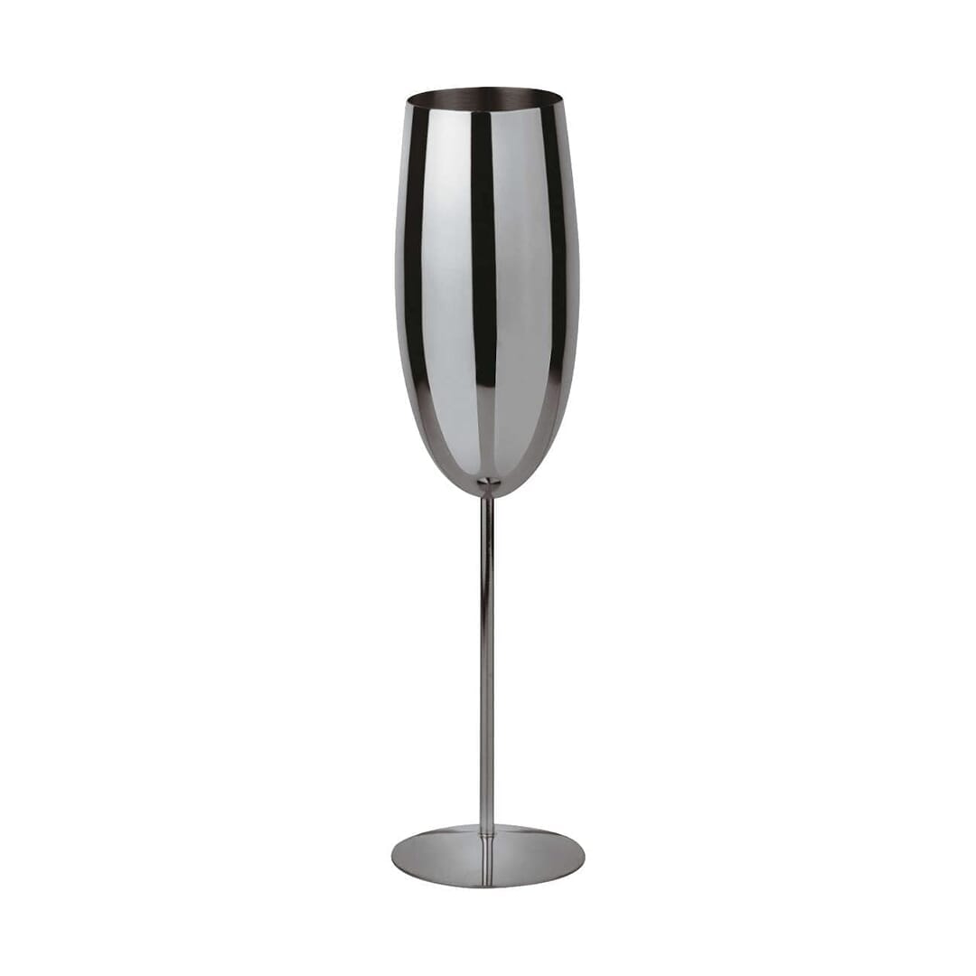 Paderno Flute Champagne Ml 270 Inox Canna Di Fucile