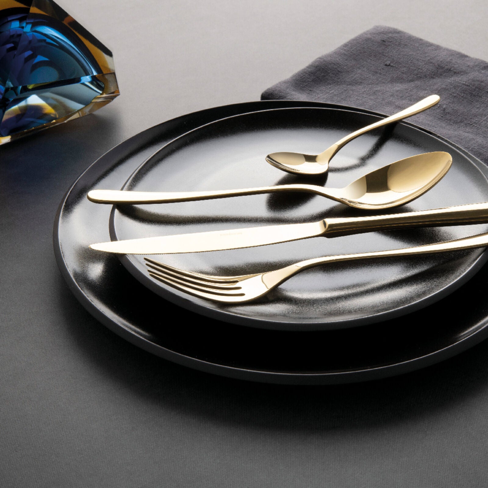 Taste - Set 6 cucchiaini caffè espresso colore gold