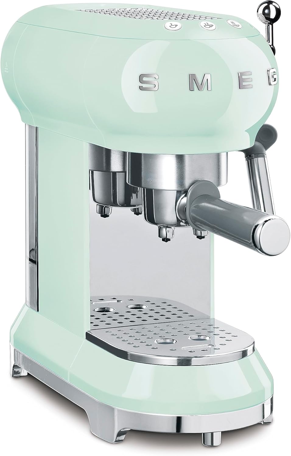 Macchina da caffè espresso manuale verde pastello, ECF01PGEU