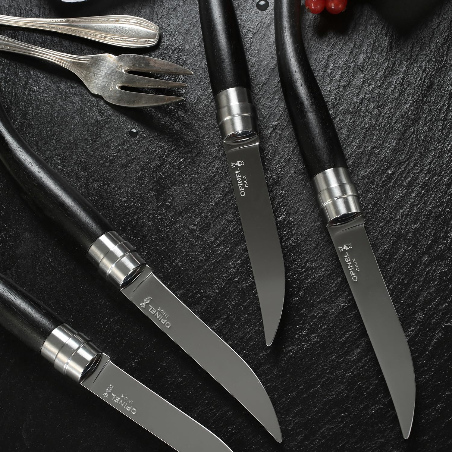 Coltelli Kit Tavola - Cofanetto di ebano Table Chic / Nero