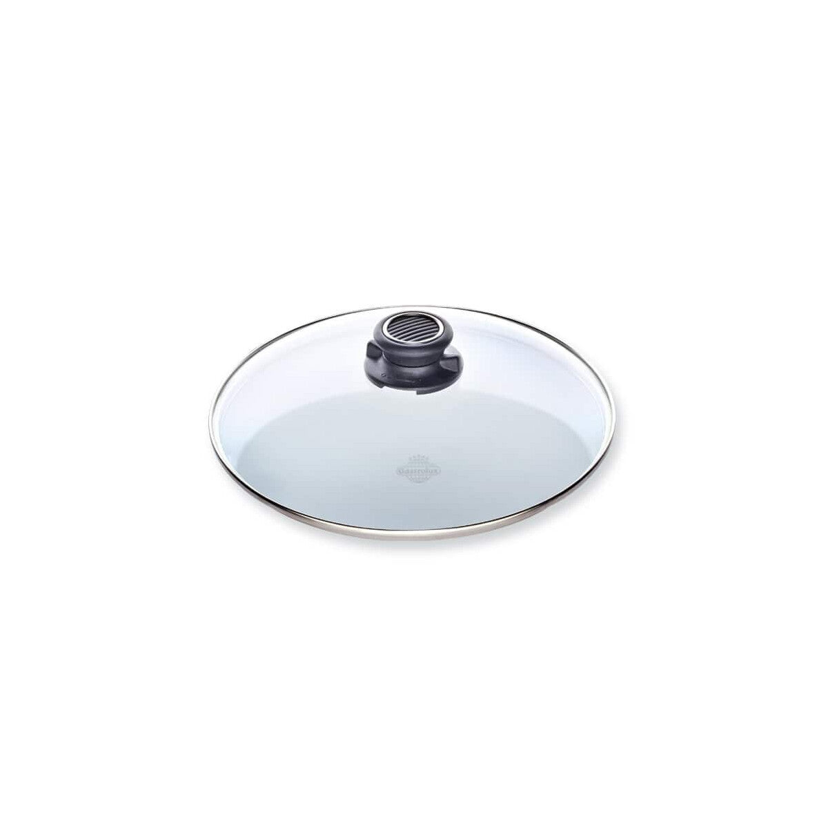 coperchio in pirex con pulsante di areazione -cm.26