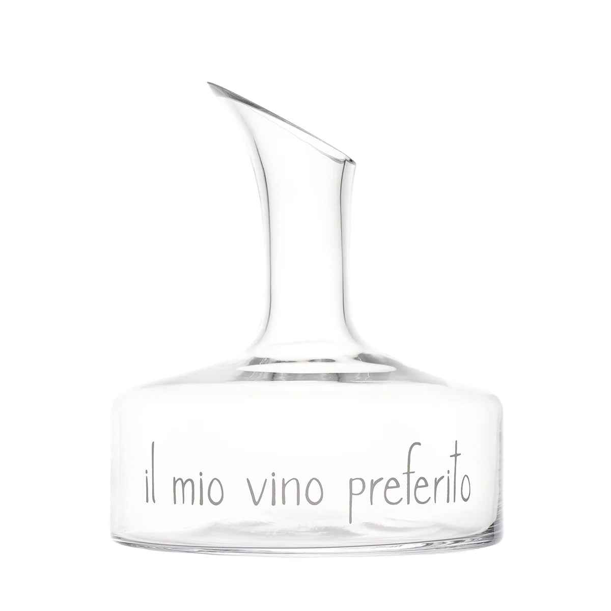 Decanter in vetro " Il Mio Vino Preferito "