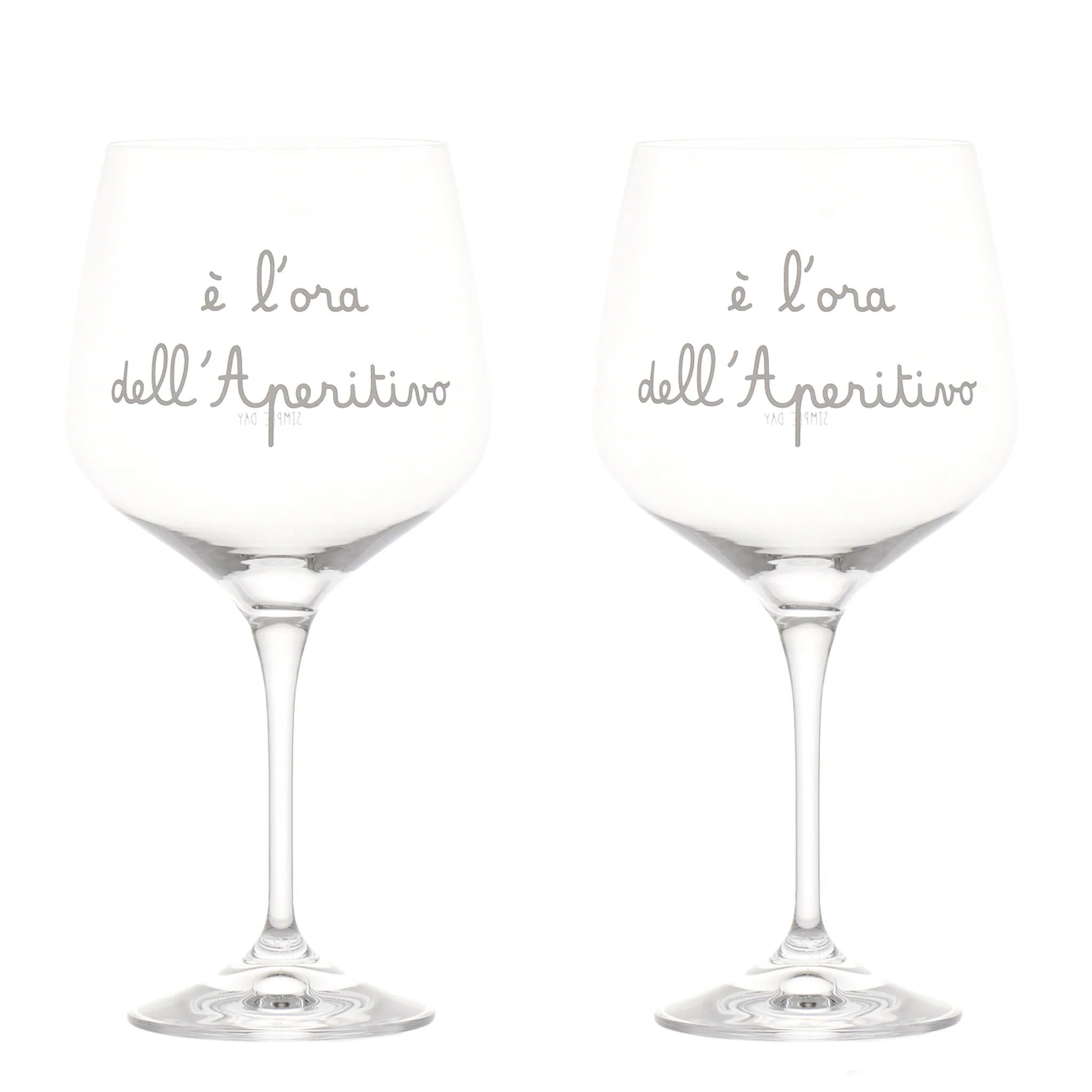 Simple Day Set 2 Calici E' L'Ora Dell'Aperitivo 82Cl - 10011547