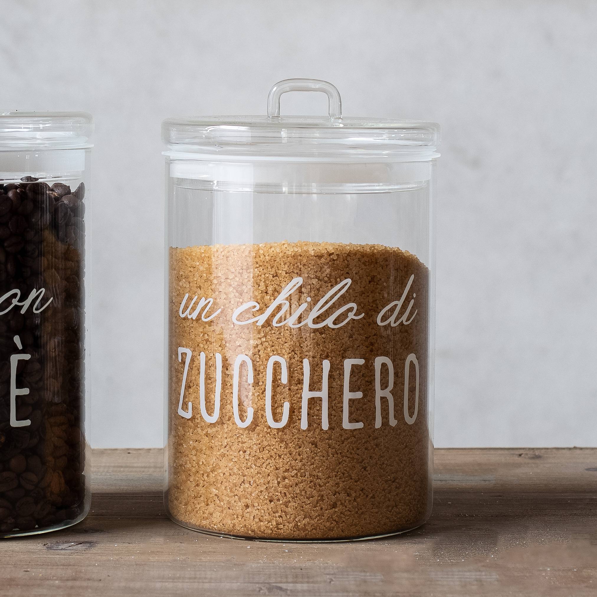 Barattolo in vetro " Un chilo di zucchero "