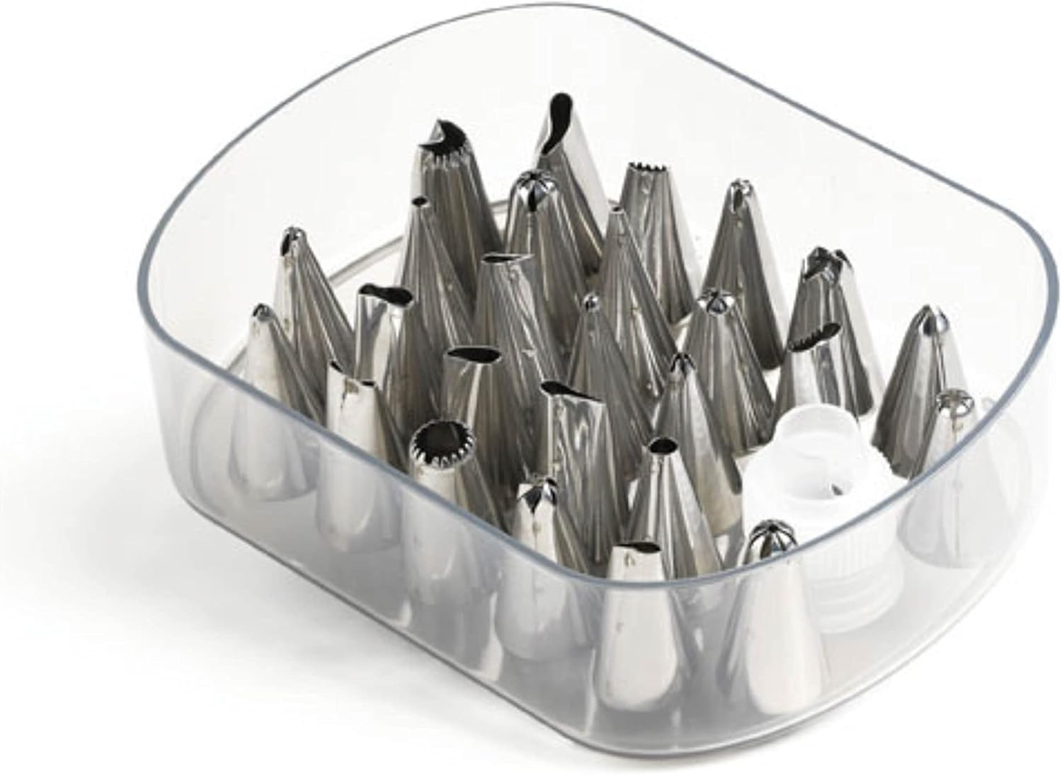 Bocchette per sac à Poche, in Acciaio Inox, 26 pz