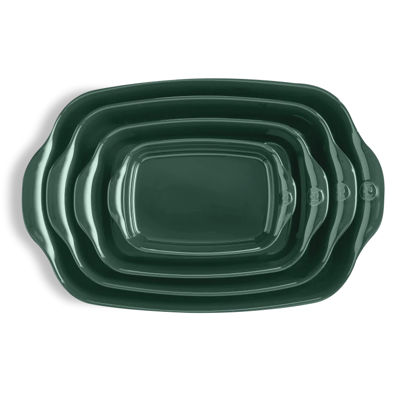 Grande pirofila rettangolare 42,5 cm - color cedro