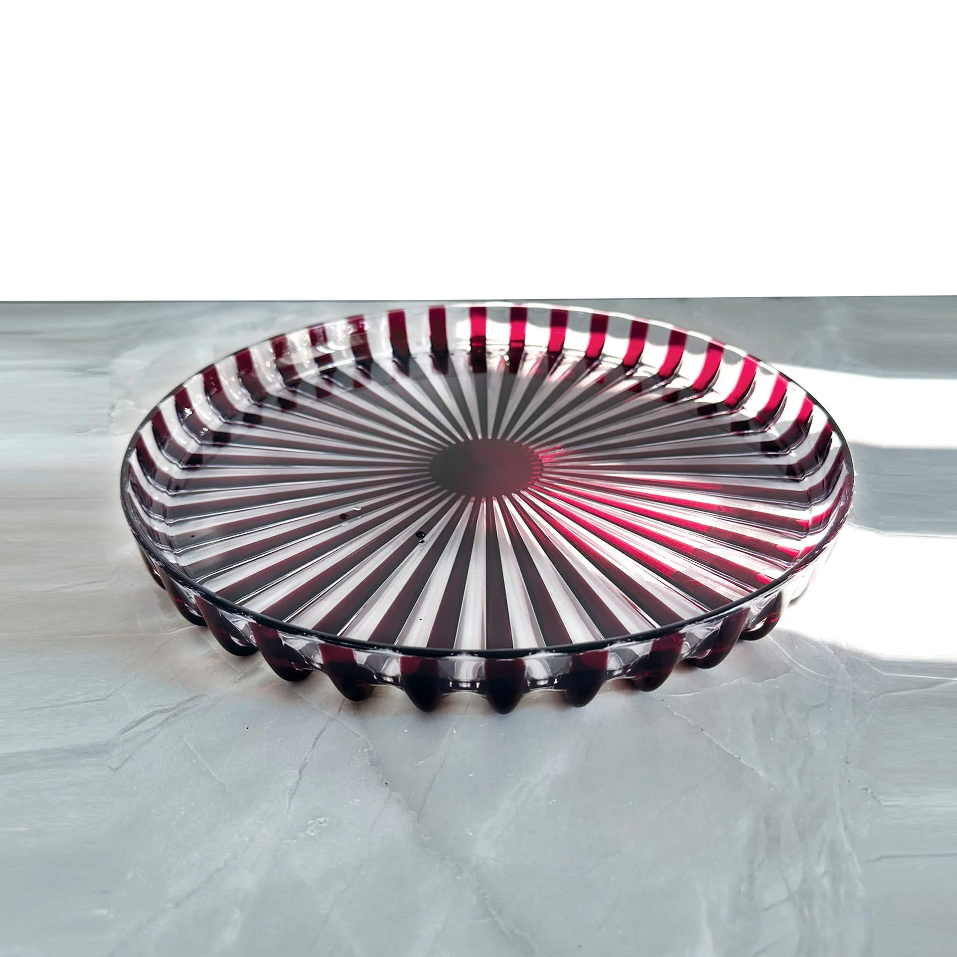 Guzzini Vassoio Tondo Bio-Based Plastic Ametista Dolcevita