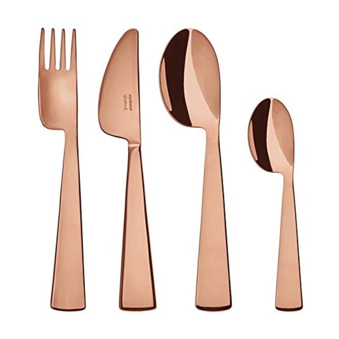 Sambonet Set 4 Pz Bimbo Conca Gio Ponti Pvd Copper