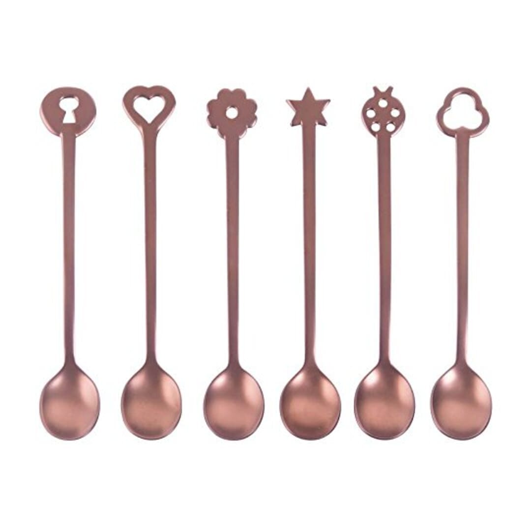 Sambonet 5264R22 Set 6 Cucchiaini Party Portafortuna