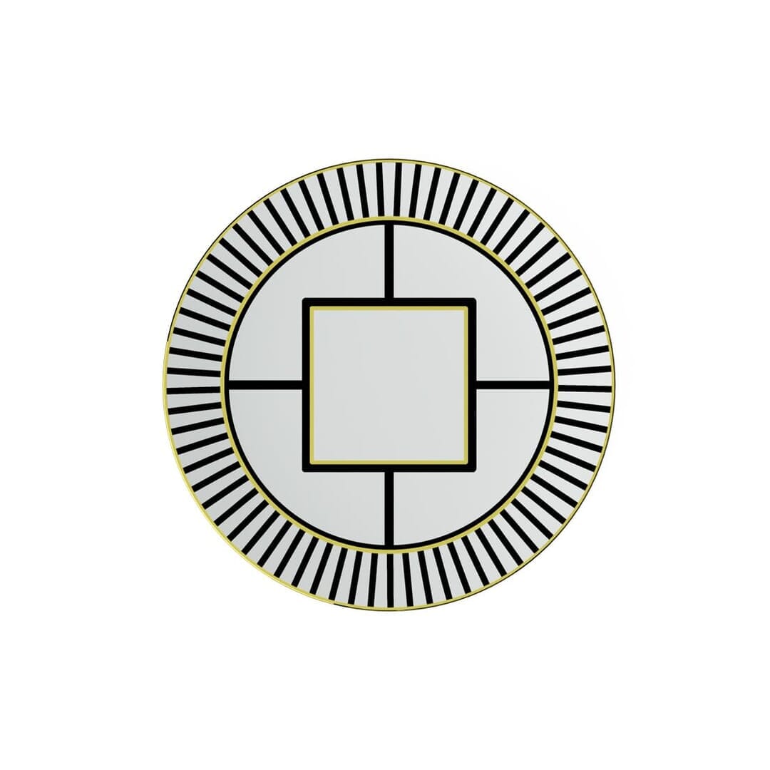 Villeroy & Boch Metrochic Piatto Dessert E Colazione Bianco Nero Oro