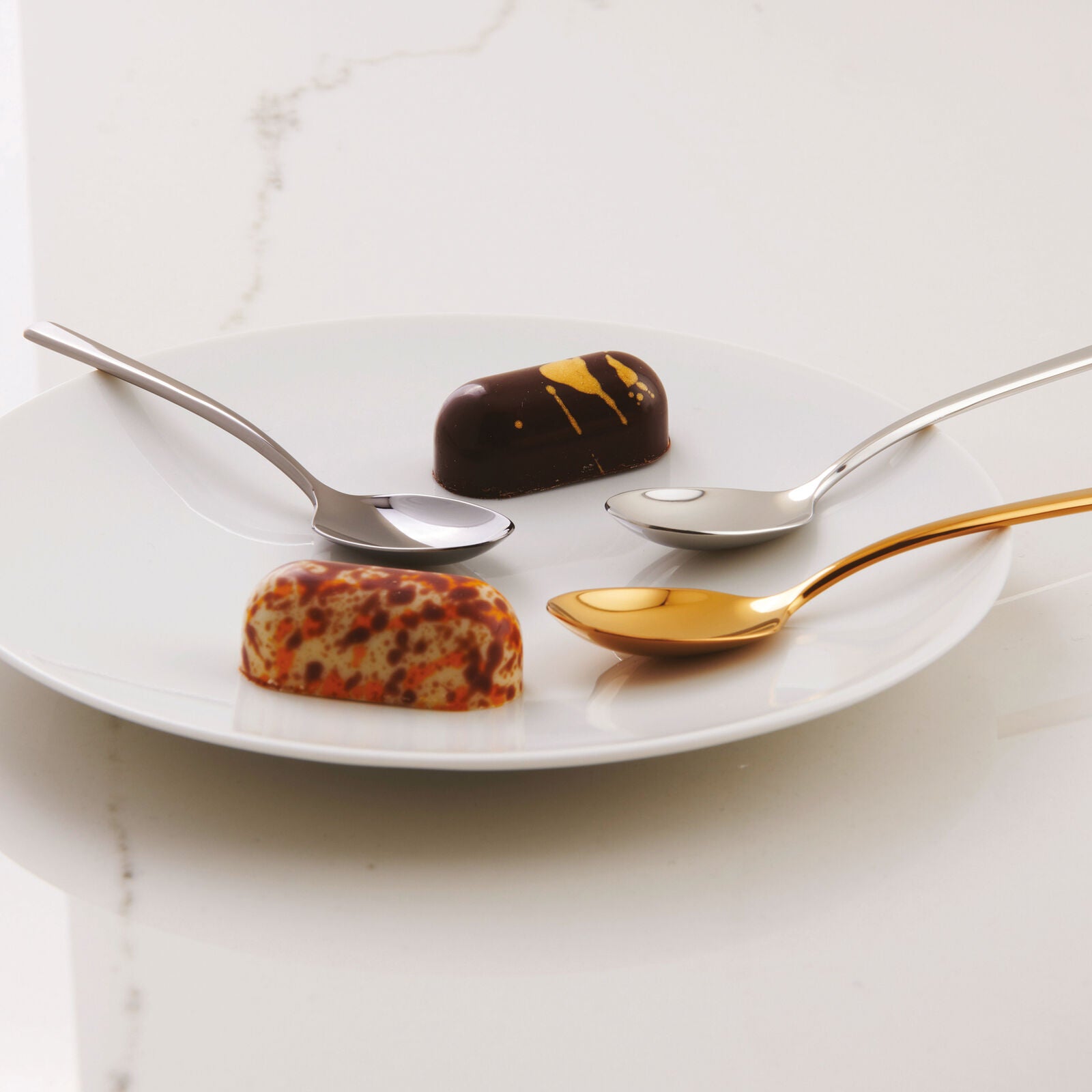 Lenear Set 6 cucchiaini caffè espresso - in acciaio inox - mirror multicolor