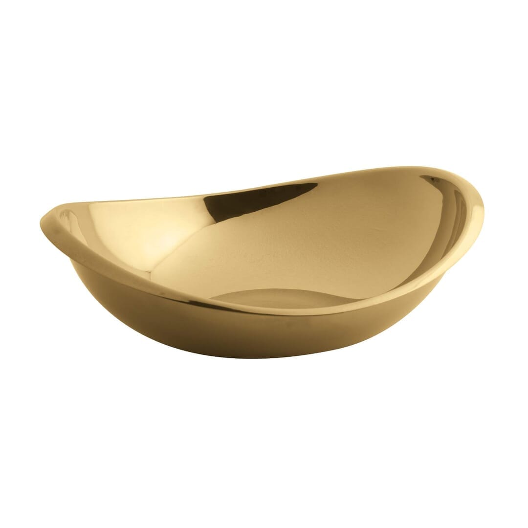 Sambonet Ciotola Ovale Twist Pvd Cognac