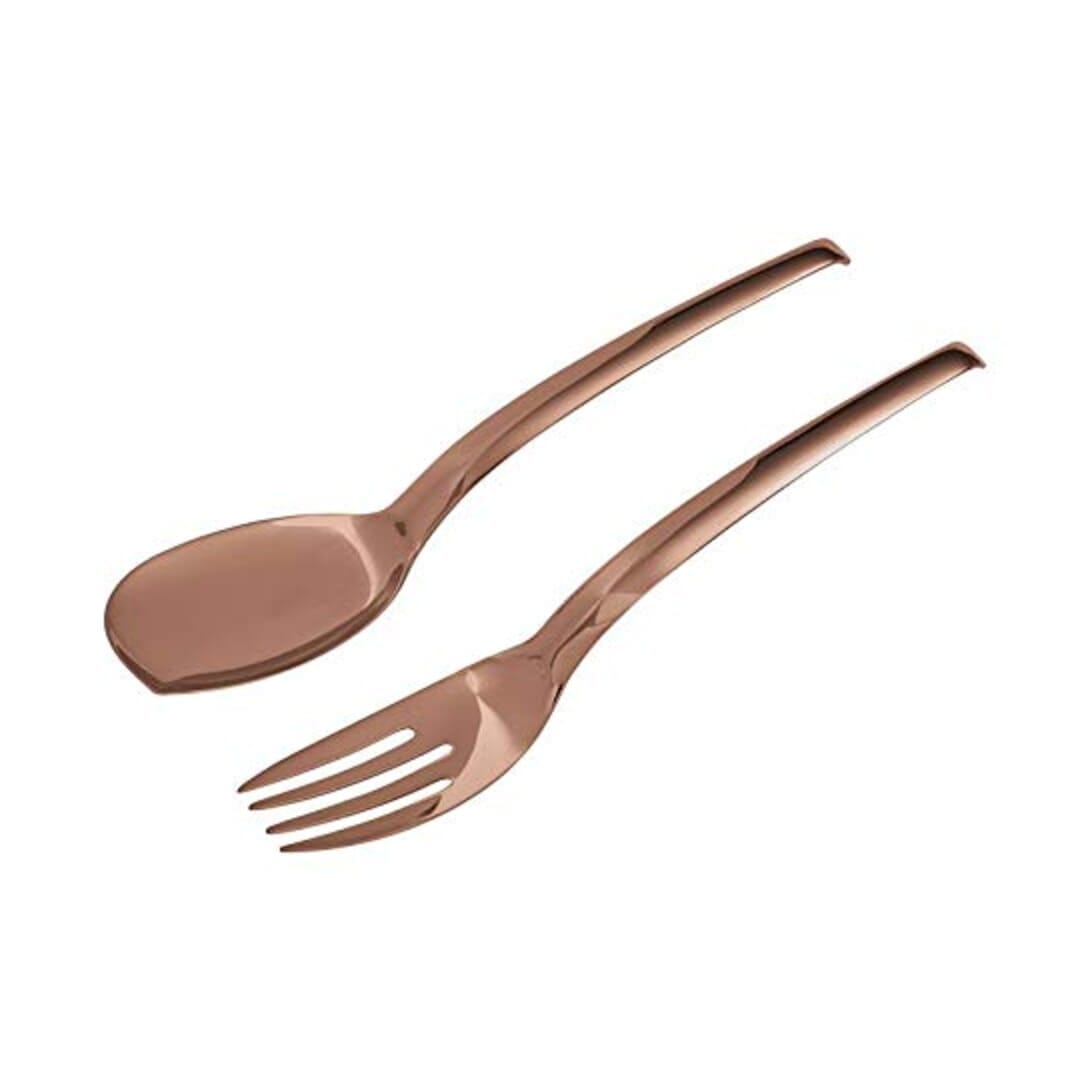 Cucchiaio E Forchetta Living Pvd Copper Conf Regalo