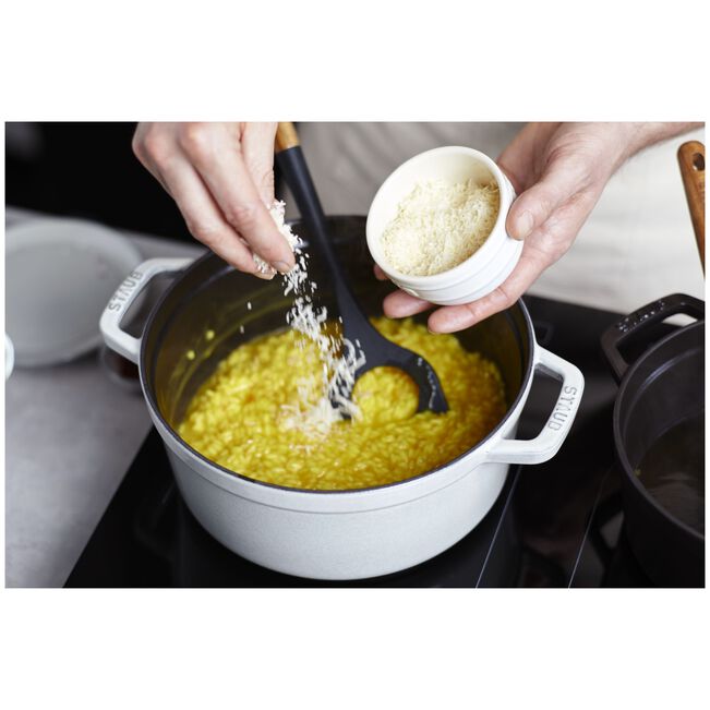Cucchiaio risotto, nero - 31 cm