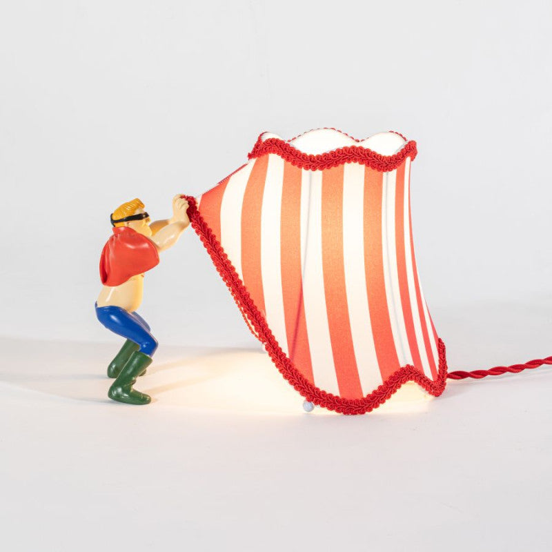"CIRCUS - SUPER JIMMY" ABAT-JOUR IN RESINA, METALLO E POLIESTERE