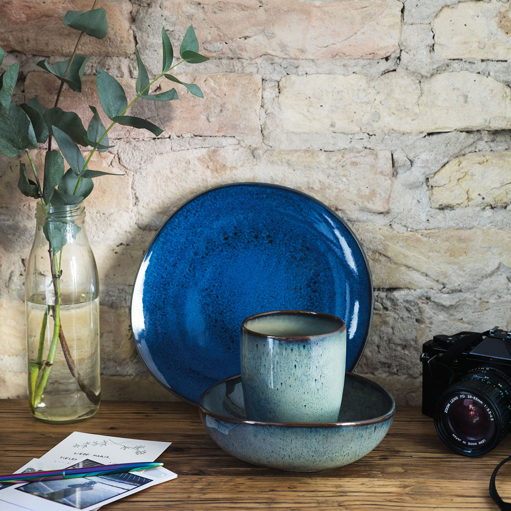 Lave bleu Piatto dessert 230 mm