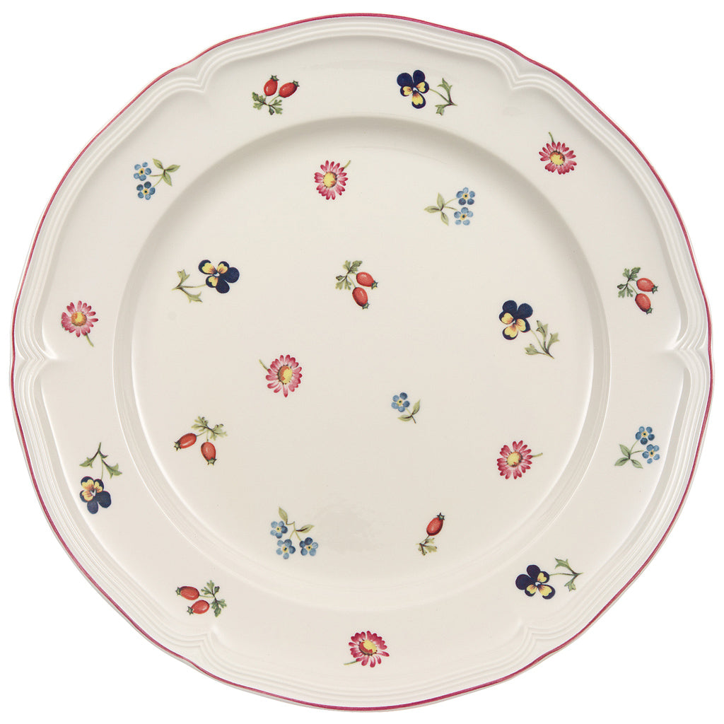 Petite Fleur Piatto piano bianco, Ø26,7 cm, Premium Porcelain