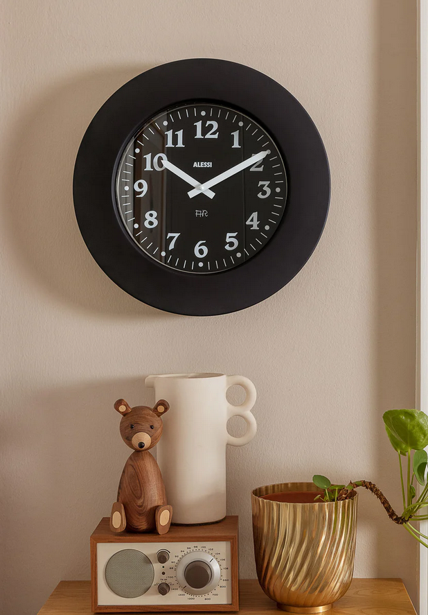 Momento - Orologio da parete / Nero