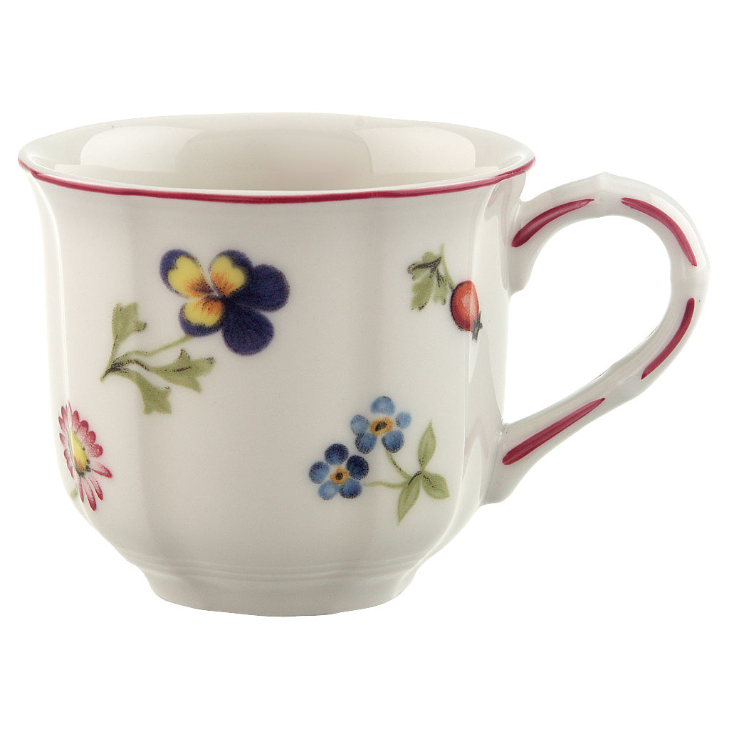 Petite Fleur Tazzina da caffè bianca, 80 ml