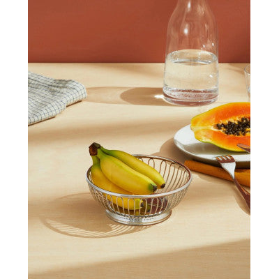 268 Cestino a filo rotondo in acciaio inox 18/10 - 15 CM