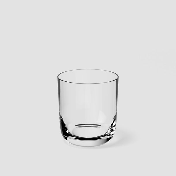 La Divina - set 4 Tumbler da whisky trasparente, 250 ml, cristallo