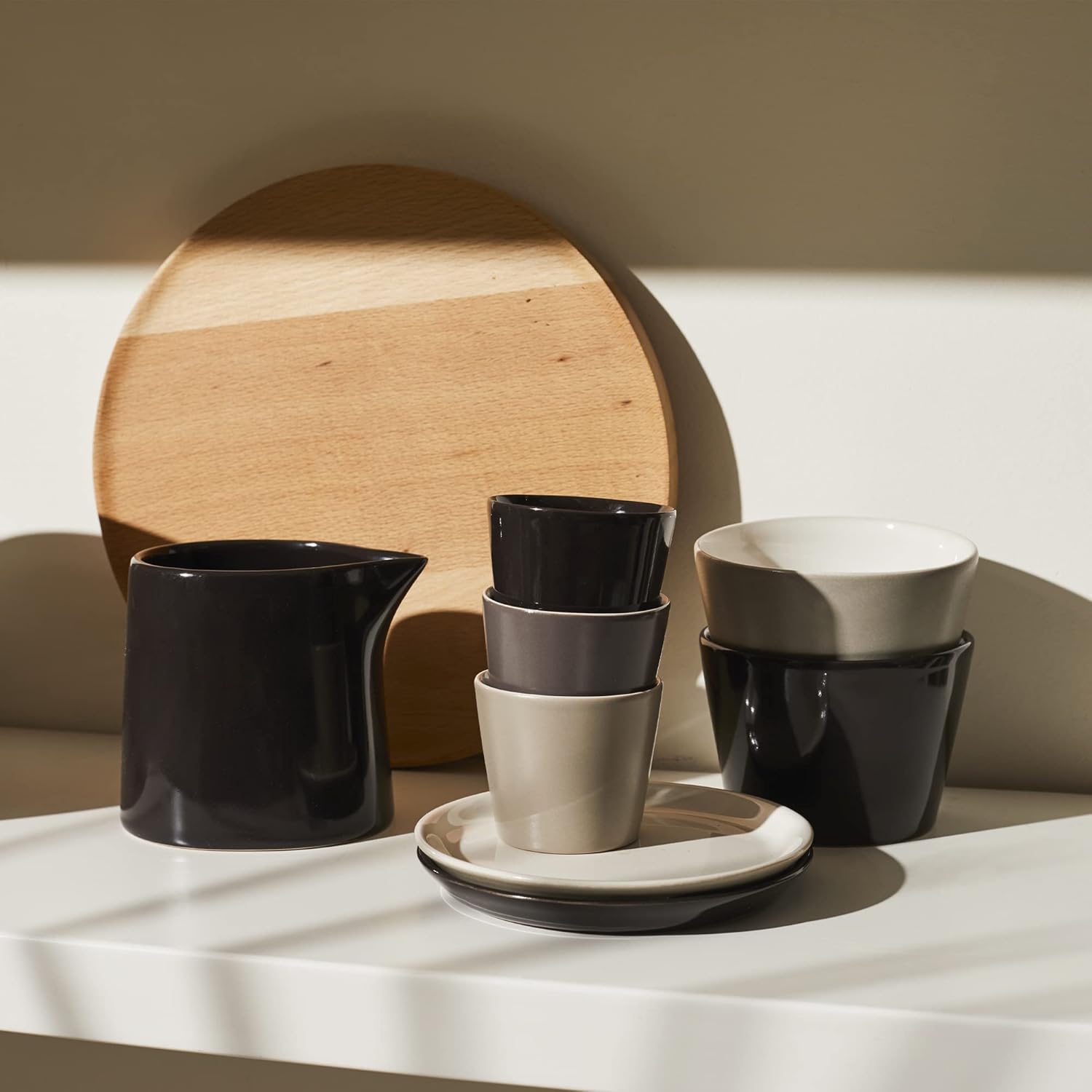 Tonale - Tazza / Set 4 pezzi - grigio chiaro