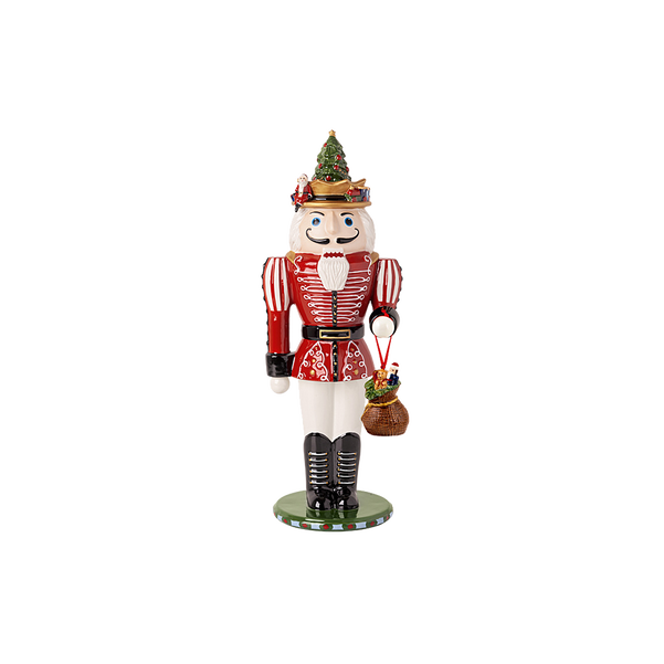 Christmas Toy's Statuetta Natale multicolore, 13,8 x 12,2 x 36,7 cm, porcellan