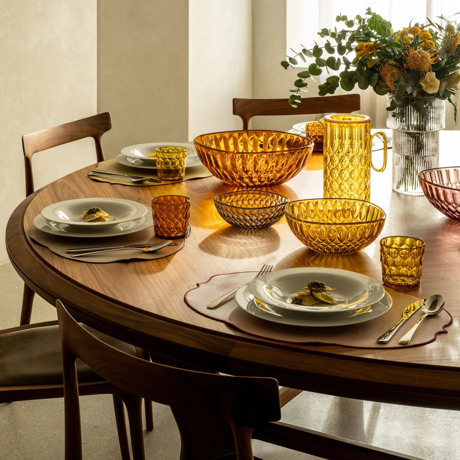 CONTENITORE Ø30CM "VANITY" - COLOR CARAMEL