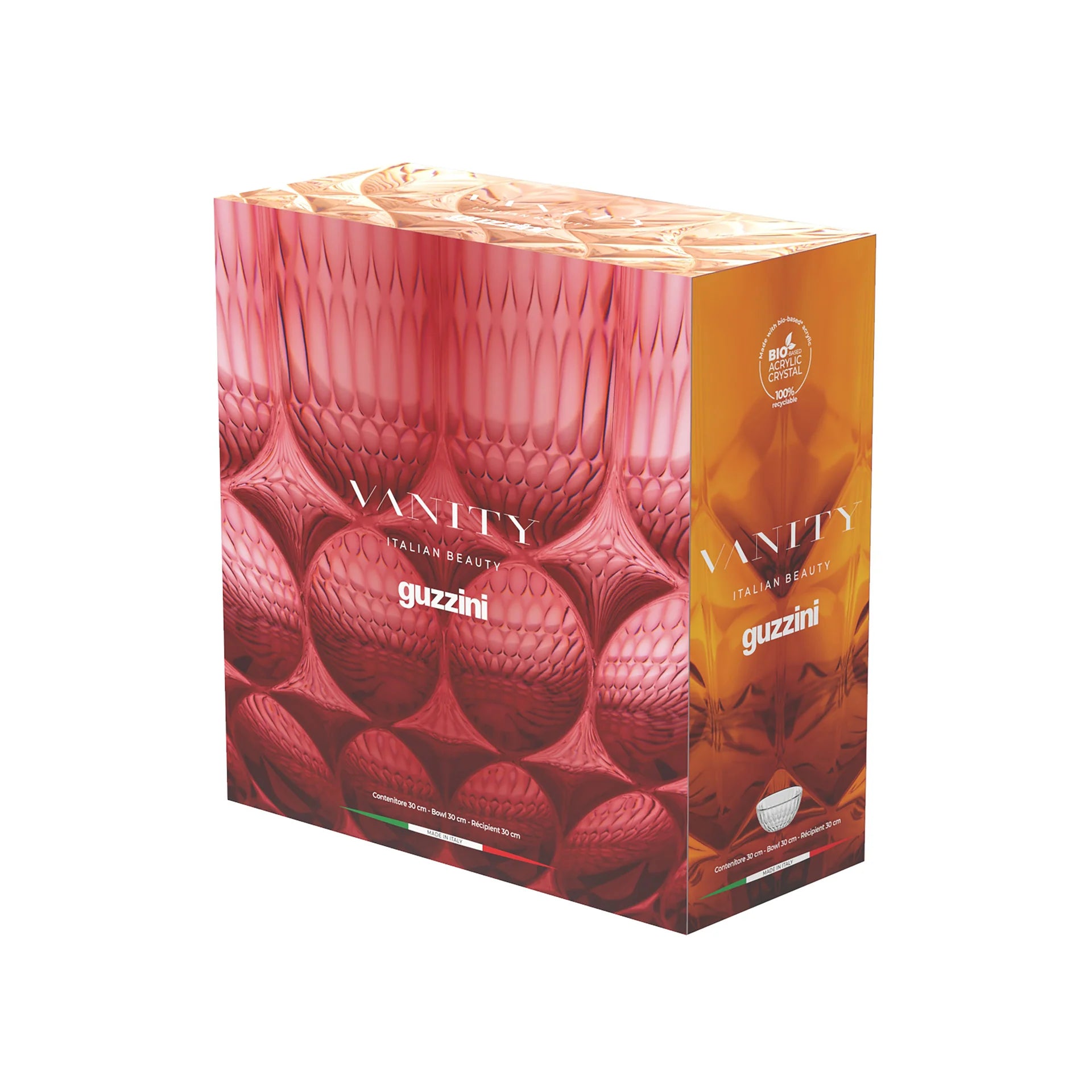 CONTENITORE Ø30CM "VANITY" - COLOR CARAMEL