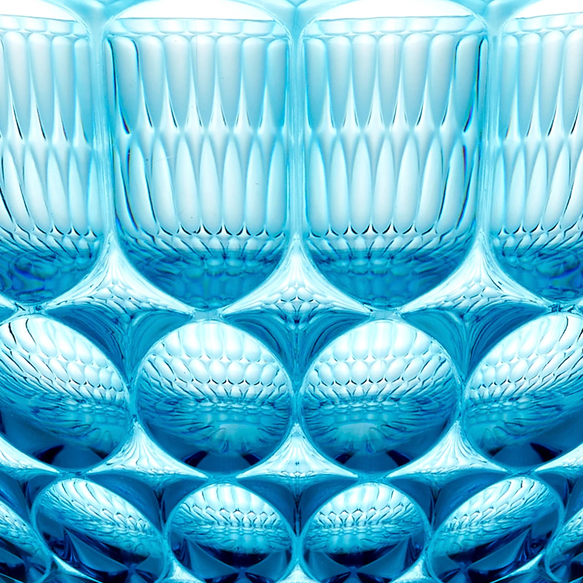 CONTENITORE Ø25CM "VANITY" - COLOR SEA BLUE