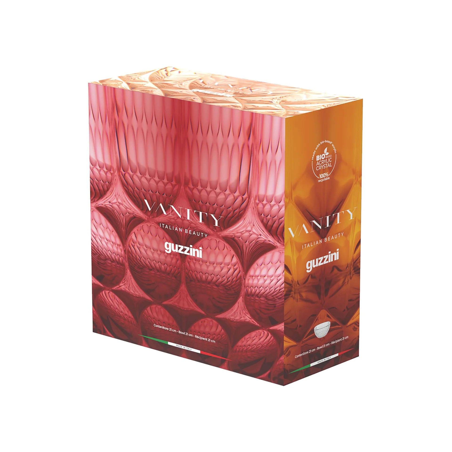 CONTENITORE Ø21CM "VANITY" - COLOR POWDER PINK