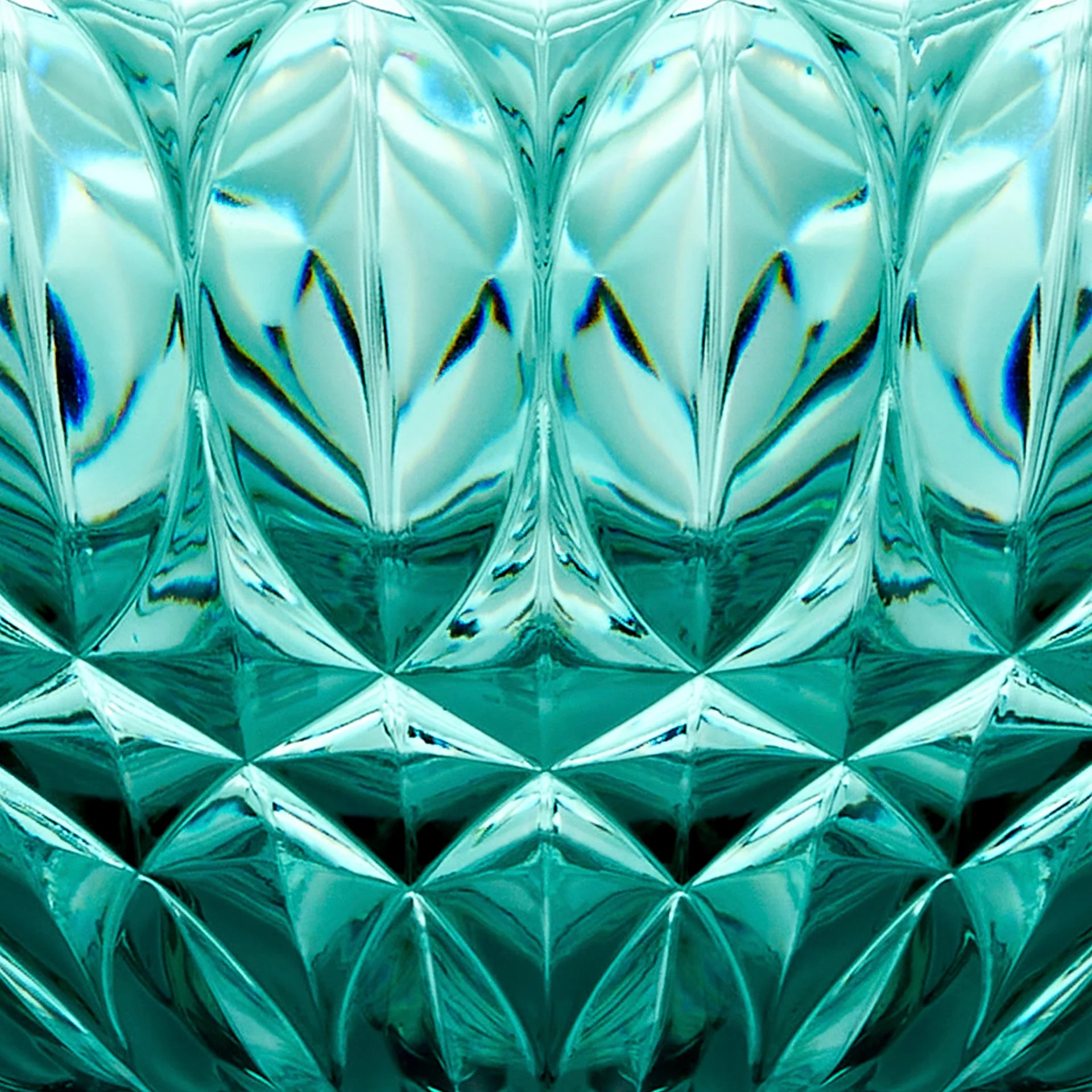 CONTENITORE Ø21CM "VANITY" - COLORE AQUAMARINE