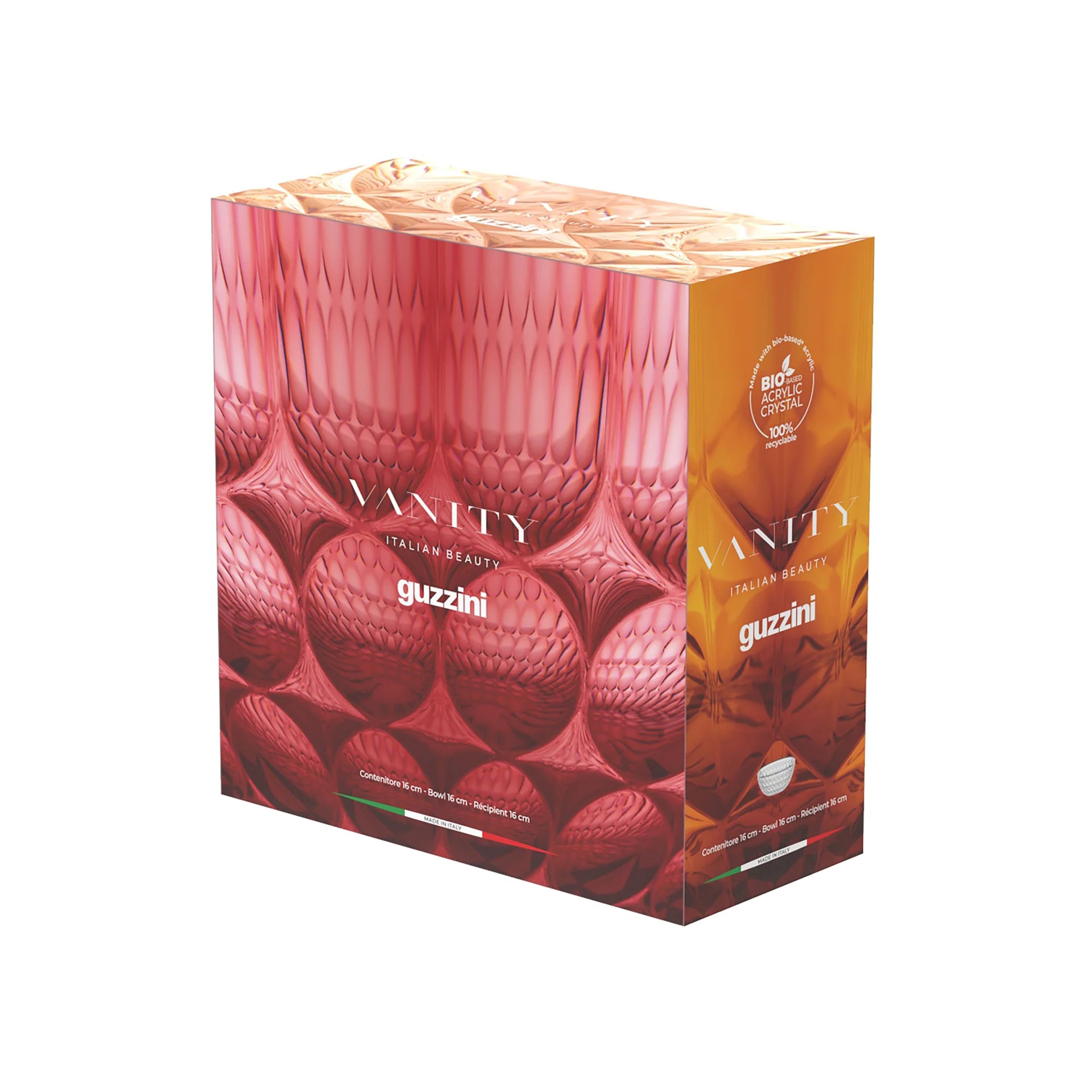 CONTENITORE Ø12CM "VANITY" - COLOR CARAMEL