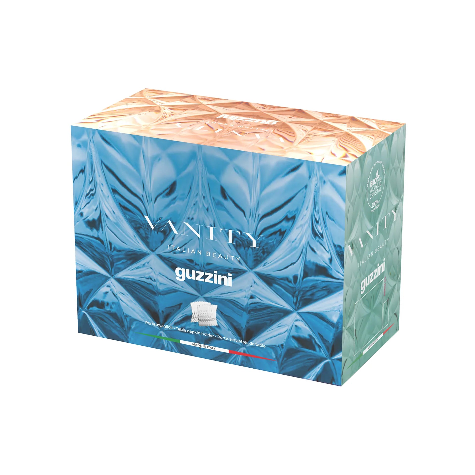 PORTATOVAGLIOLI "VANITY" - COLOR DENIM BLUE