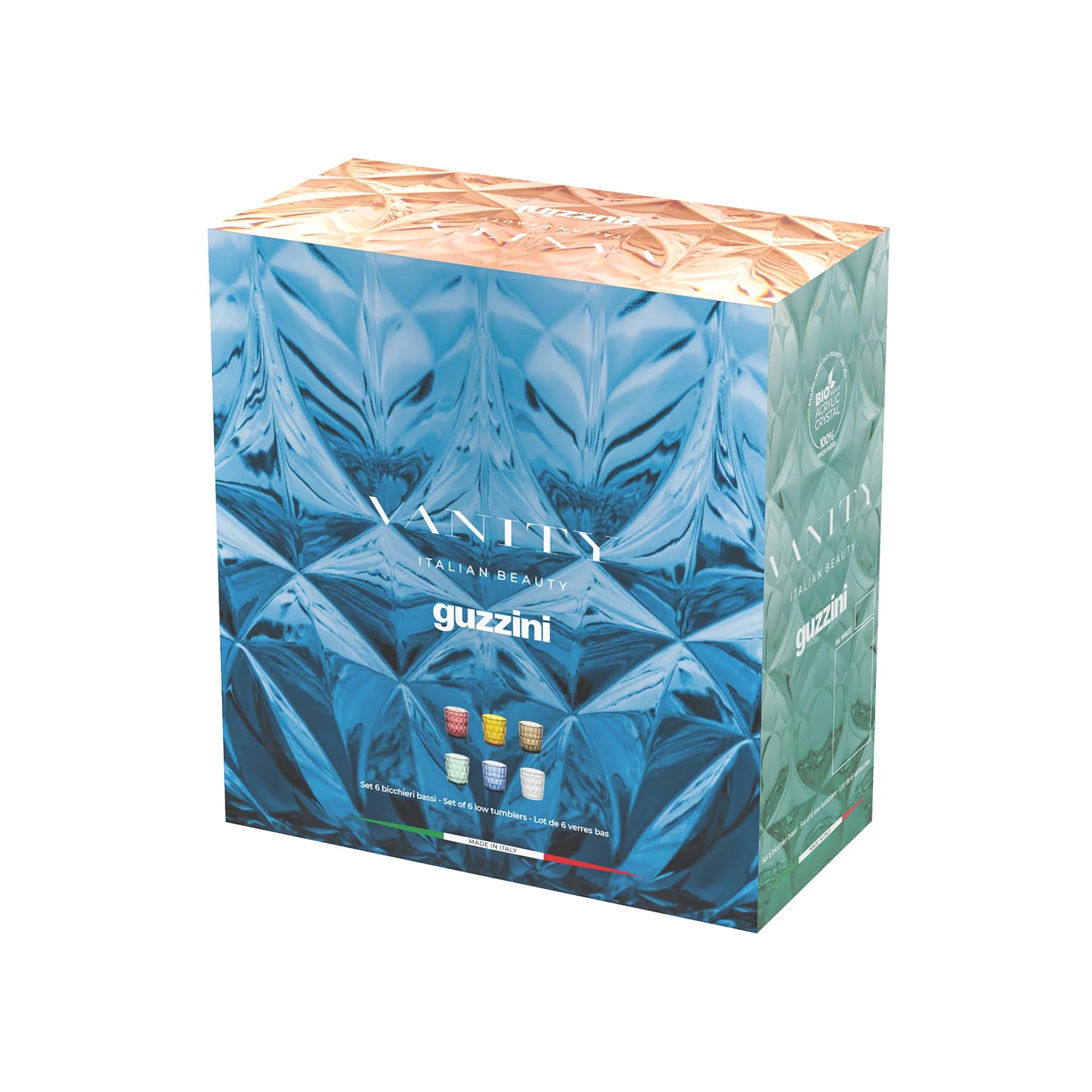 Set 6 Bicchieri Bassi - Vanity