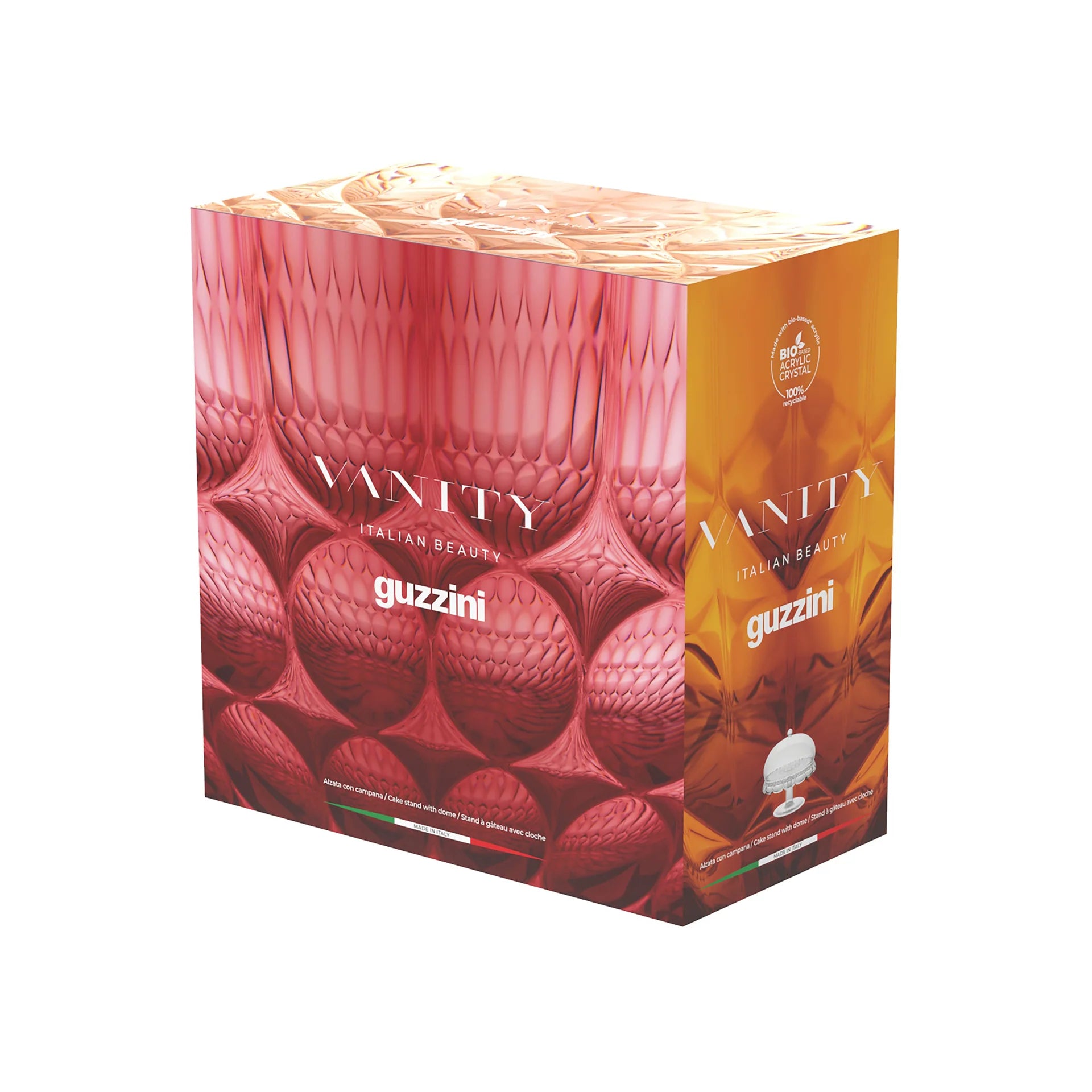 ALZATA CON CAMPANA "VANITY" - TRASPARENTE