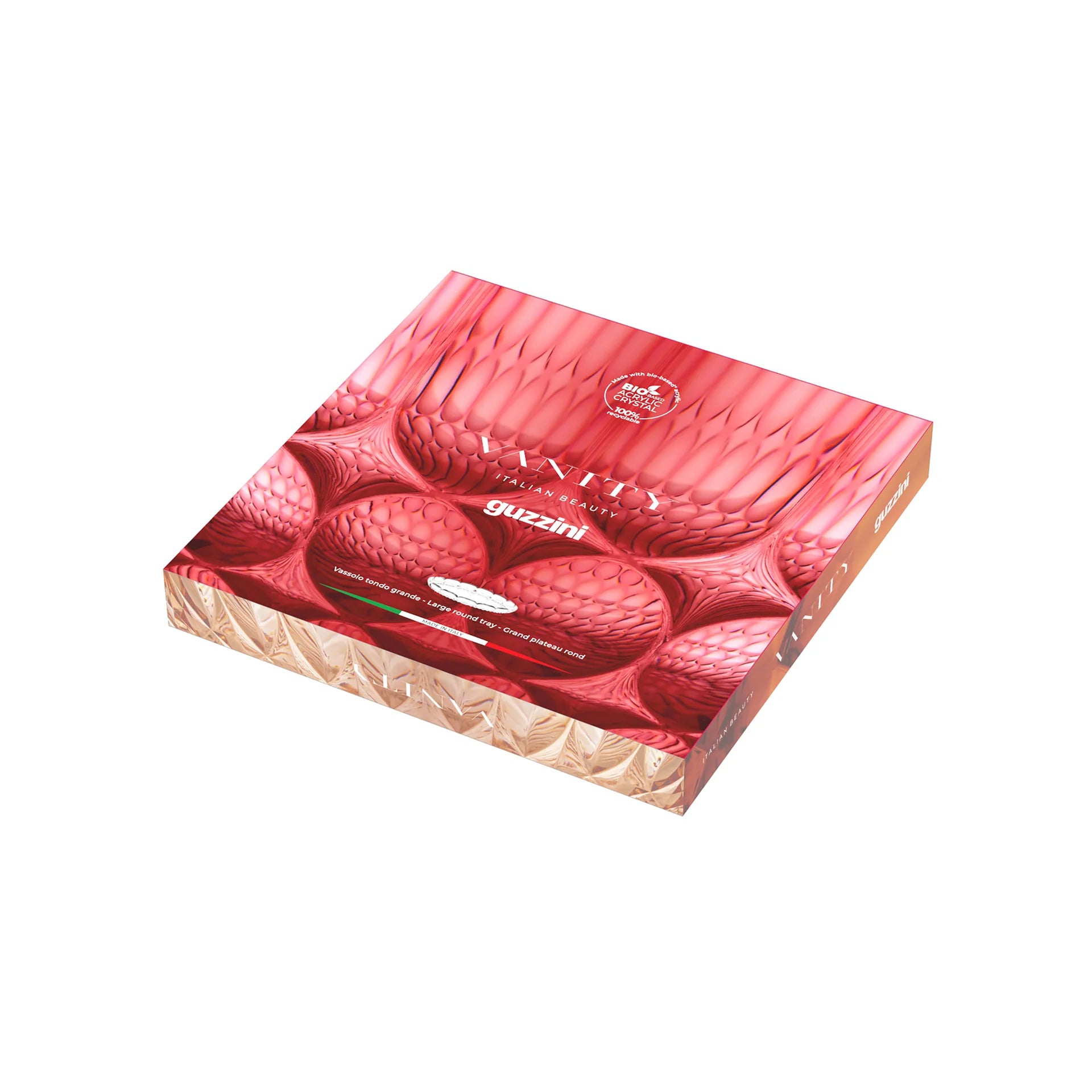 VASSOIO TONDO GRANDE "VANITY" - TRASPARENTE