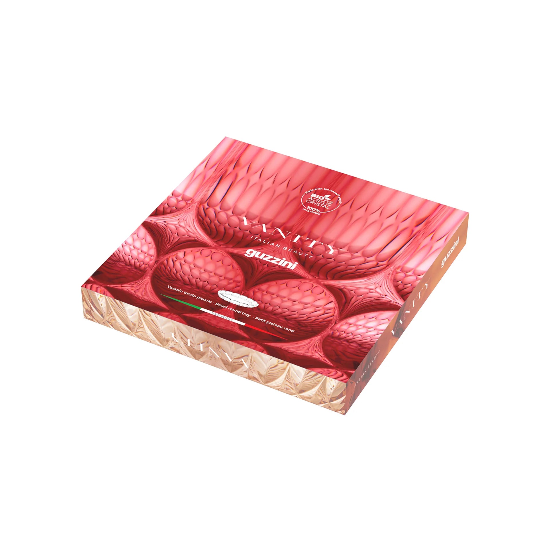 VASSOIO TONDO PICCOLO "VANITY" - COLOR FLAMINGO PINK