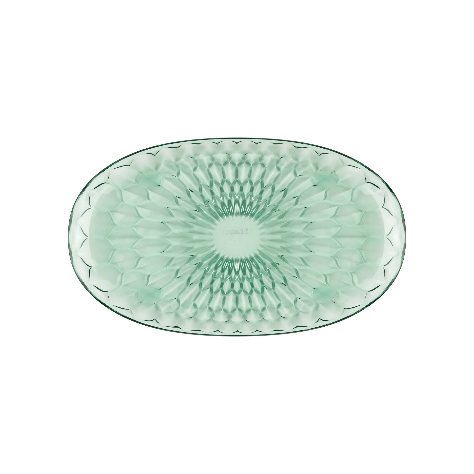 VASSOIO OVALE GRANDE "VANITY" - COLOR MATCHA GREEN