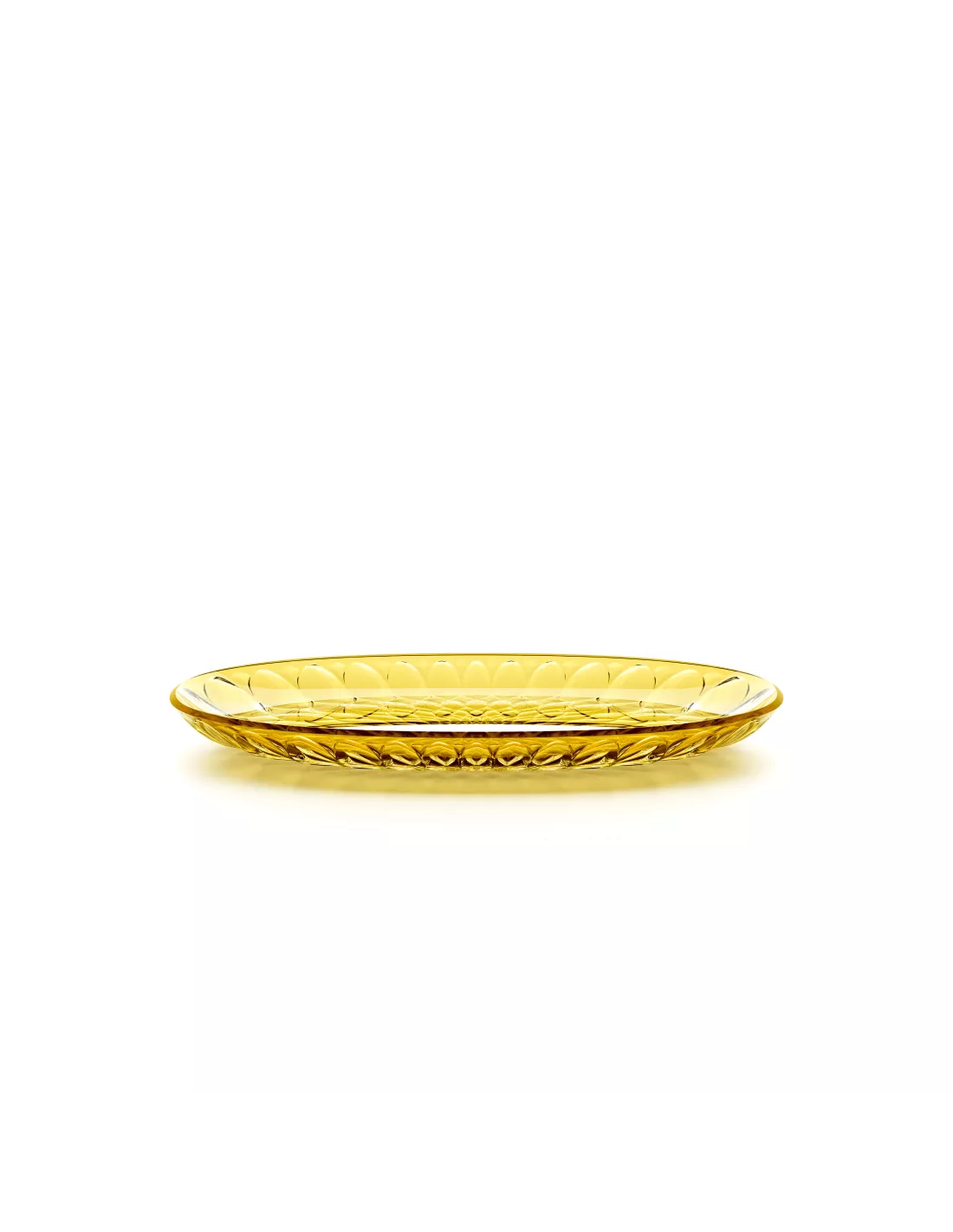 VASSOIO OVALE PICCOLO "VANITY" - COLOR SAFFRON YELLOW