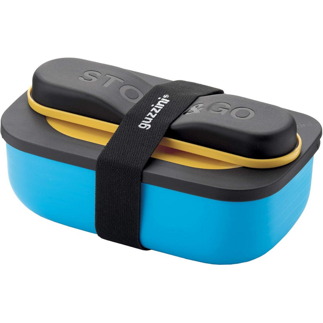 Guzzini Set Lunch Box Con Posate Da Viaggio Store&Go