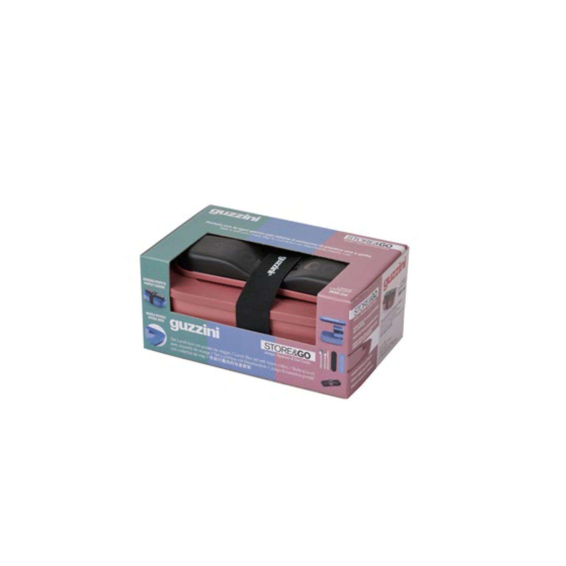 LUNCH BOX CON CONTENITORE 'STORE&GO' "ON THE GO" - COLOR MAUVE