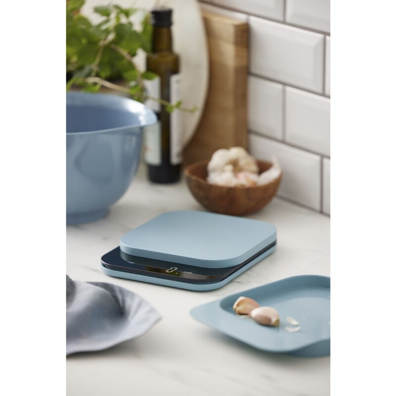 Bilancia da cucina Mensura - colore dusty blue