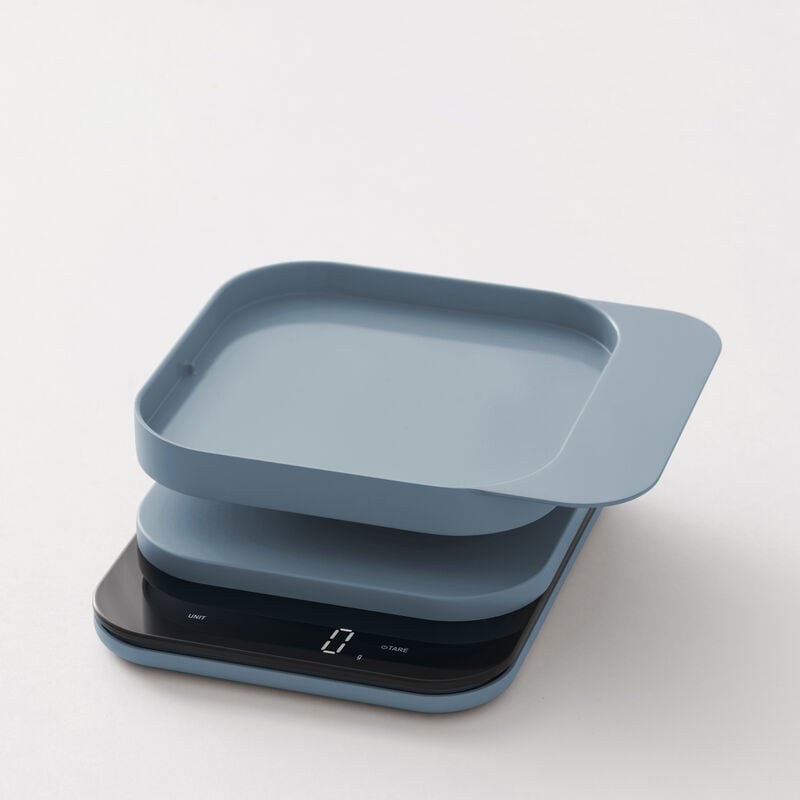 Bilancia da cucina Mensura - colore dusty blue