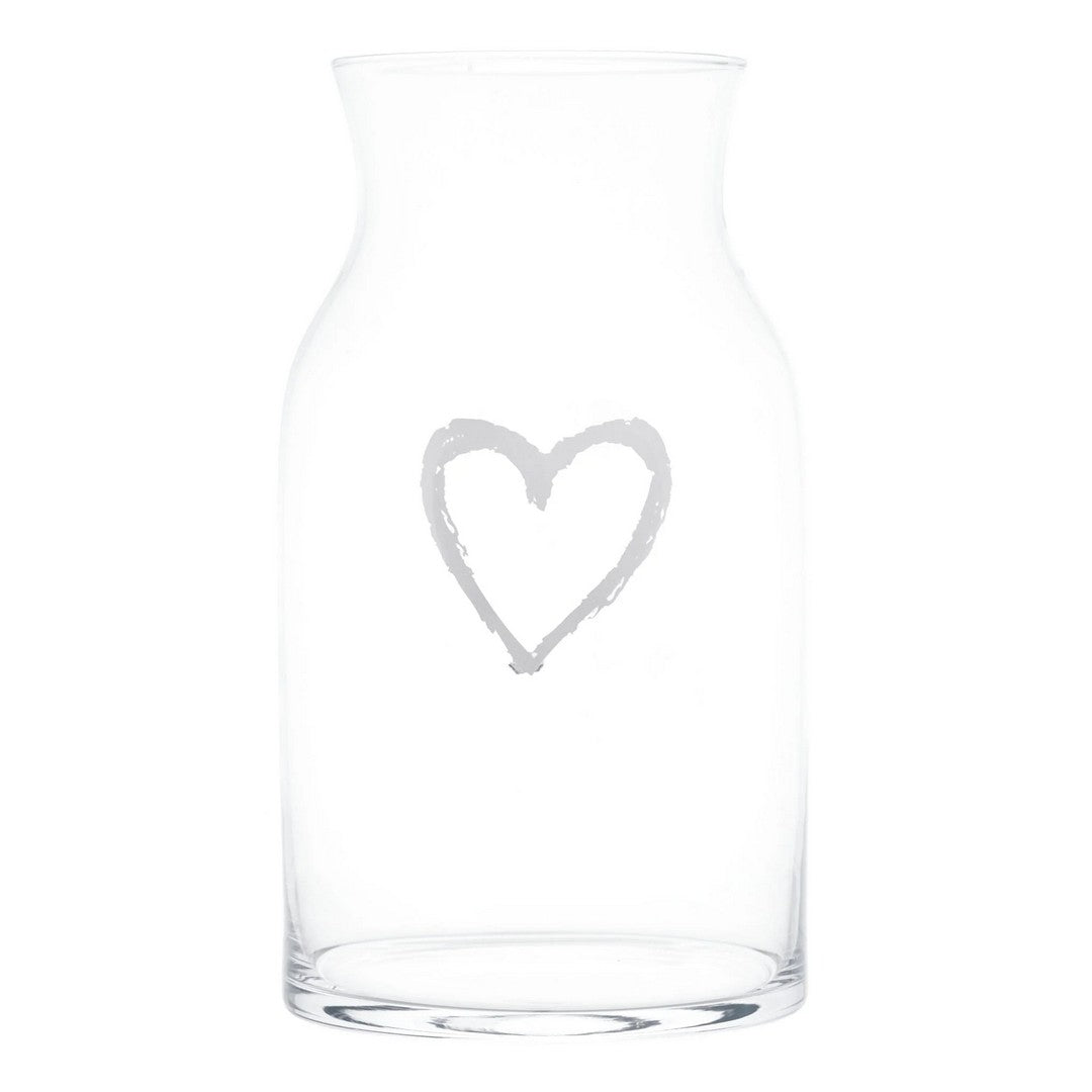 Simple Day Vaso Portafiori decoro Cuore Graffiti