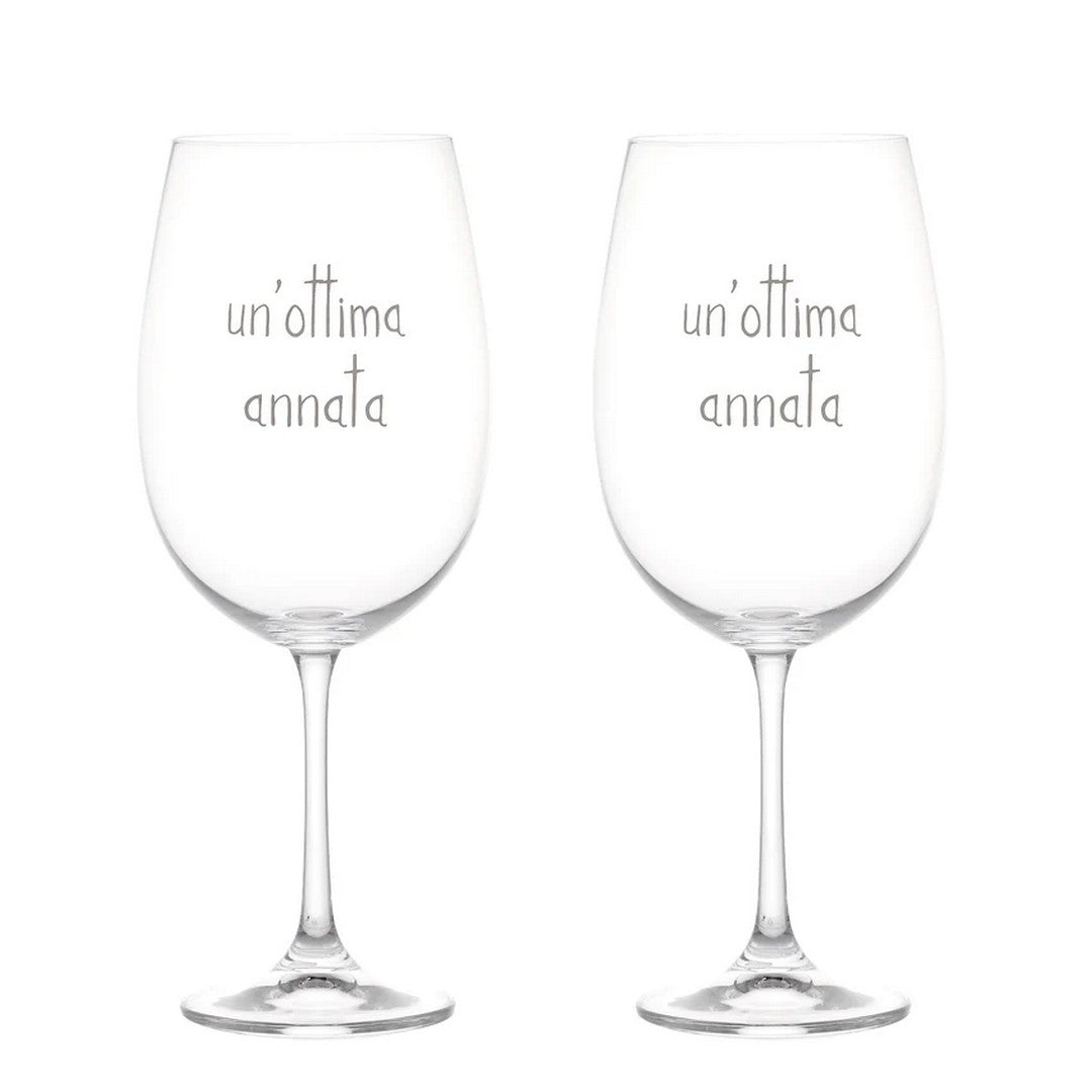 Simple Day Set 2 calici di vino Un'ottima annata 64cl