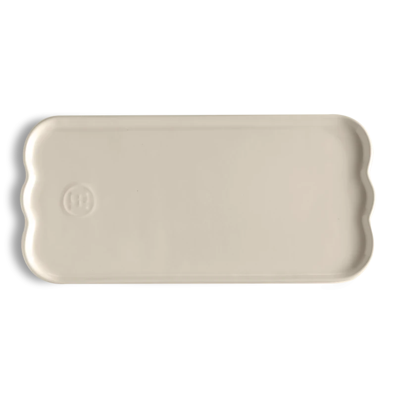 Piatto per torta - colore argilla - 31,5 cm