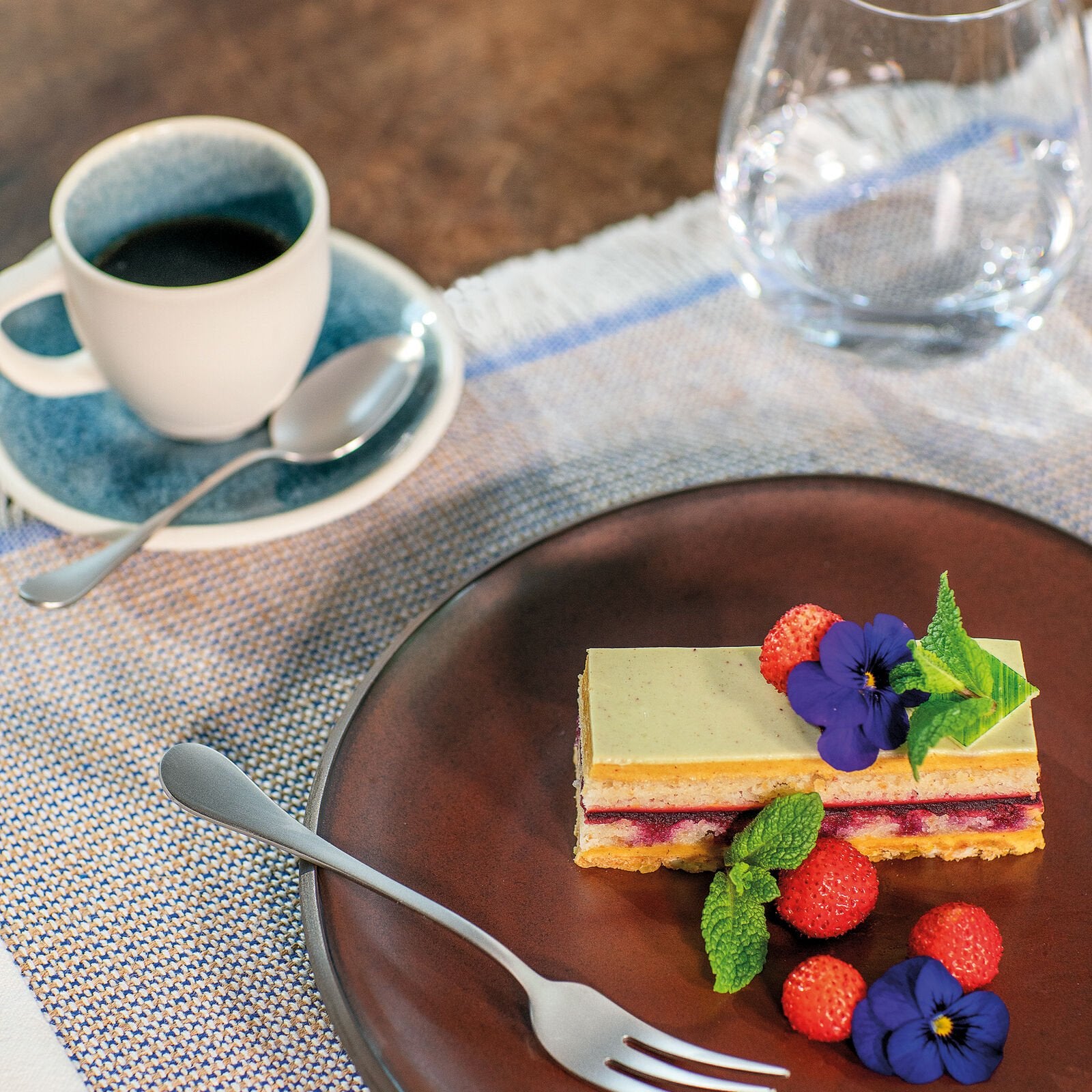 Set 6 forchettine dolce - BLOOM - color antique